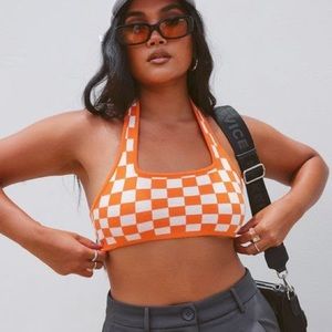 KIRSTYN TOP ORANGE, Princess Polly